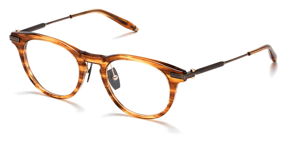 Akoni® Gemini AF AKO Gemini AF 401C 48 - Sand Swirl/Antiqued White Gold / Light Olive Eyeglasses