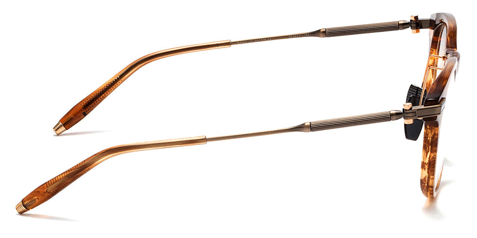 Akoni® Gemini AF AKO Gemini AF 401C 48 - Sand Swirl/Antiqued White Gold / Light Olive Eyeglasses