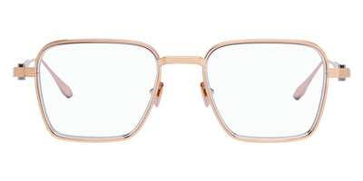 Akoni® Giano AKO Giano 529A 50 - Brushed 12k Gold with Silver Eyeglasses