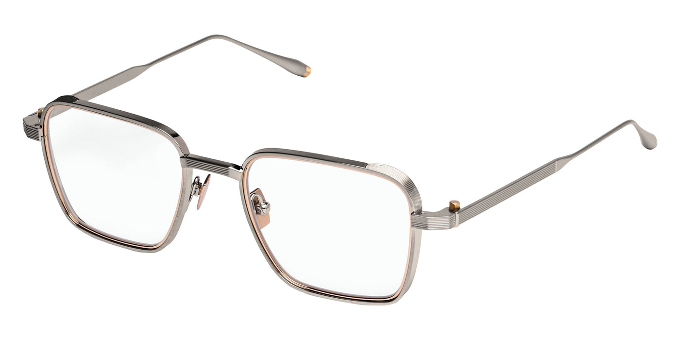 Akoni® Giano AKO Giano 529B 50 - Antique Silver with 12k Gold Eyeglasses