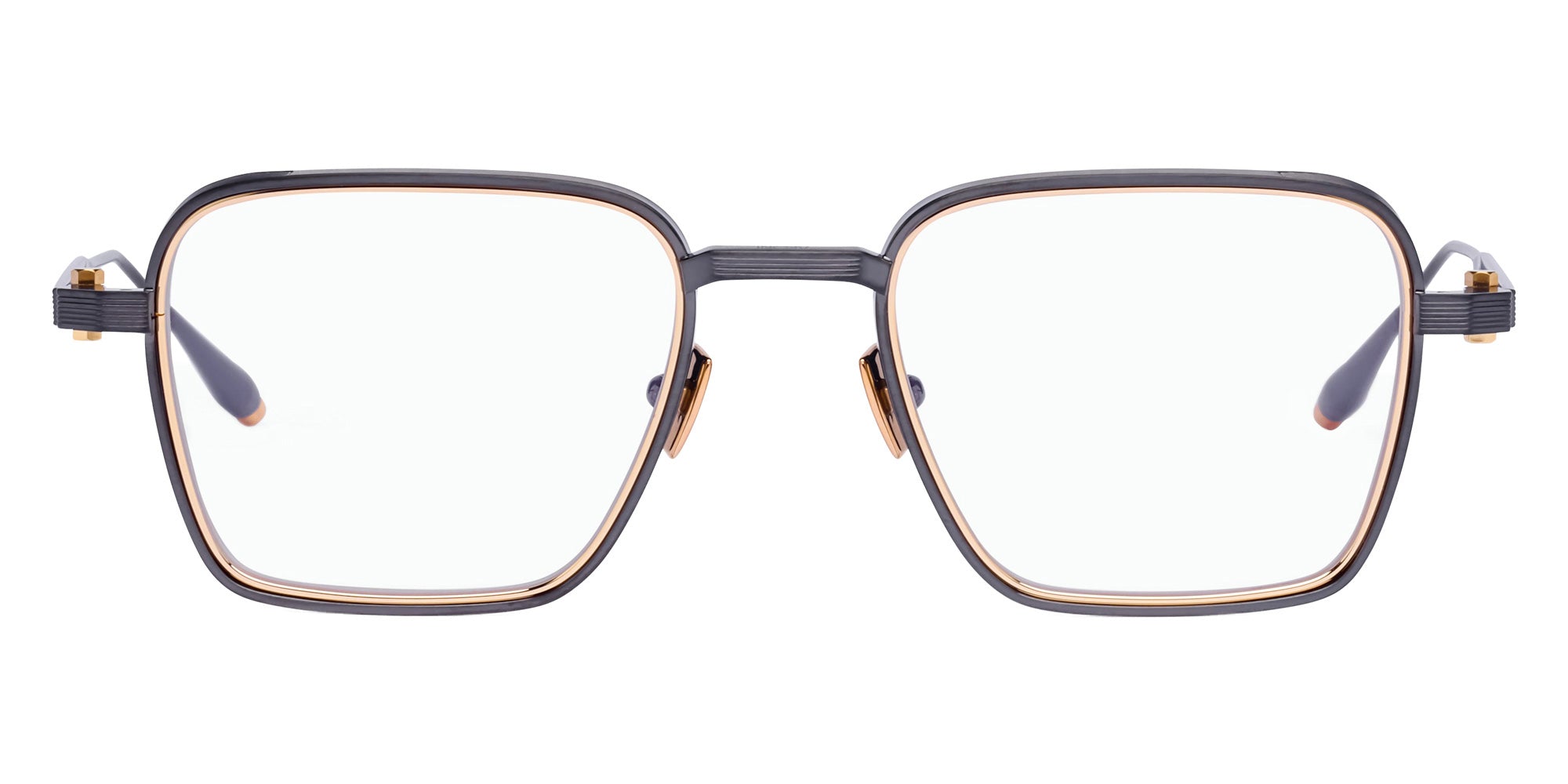 Akoni® Giano AKO Giano 529C 50 - Black with 12k Gold Eyeglasses