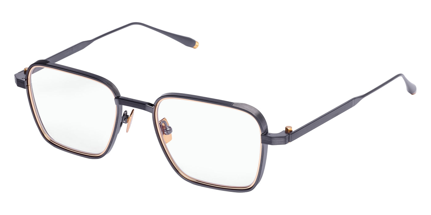 Akoni® Giano AKO Giano 529C 50 - Black with 12k Gold Eyeglasses