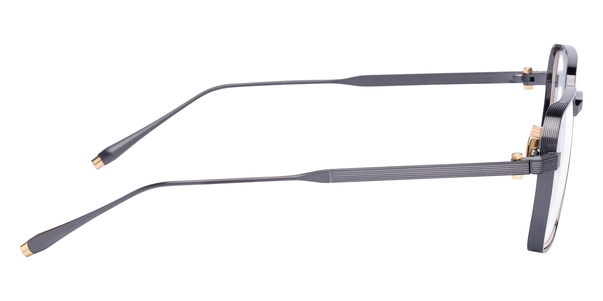 Akoni® Giano AKO Giano 529C 50 - Black with 12k Gold Eyeglasses