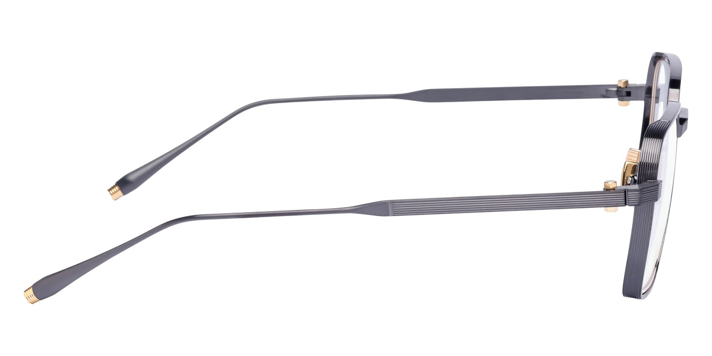 Akoni® Giano AKO Giano 529C 50 - Black with 12k Gold Eyeglasses