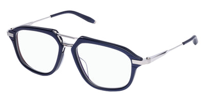 Akoni® Iras AKO Iras 524C 56 - Blue/Brushed Palladium Eyeglasses