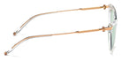 Akoni® Iris AF AKO Iris AF 404C 54 - Crystal Clear/White Gold / Light Olive Eyeglasses