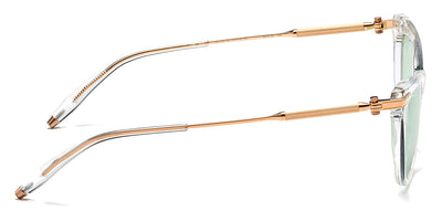 Akoni® Iris AF AKO Iris AF 404C 54 - Crystal Clear/White Gold / Light Olive Eyeglasses