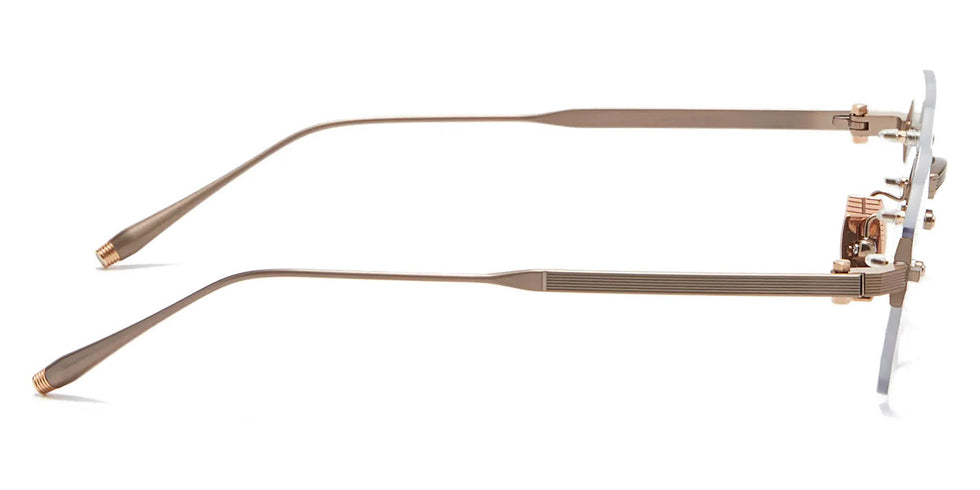 Akoni® Juno-One Rx AKO Juno-One Rx 308B 47 - Antiqued White Gold Eyeglasses