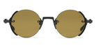 Akoni® Jupiter AKO Jupiter 519C 46 - Black Iron/Crystal Black Acetate Sideshield / Senape AR Sunglasses