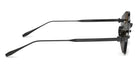 Akoni® Jupiter AKO Jupiter 519C 46 - Black Iron/Crystal Black Acetate Sideshield / Senape AR Sunglasses