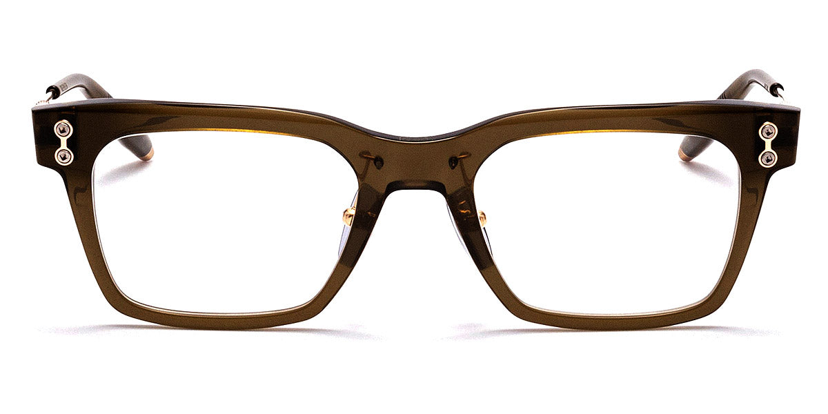 Akoni® Kepler AF AKO Kepler AF 407C 49 - Olive/Brushed White Gold Eyeglasses