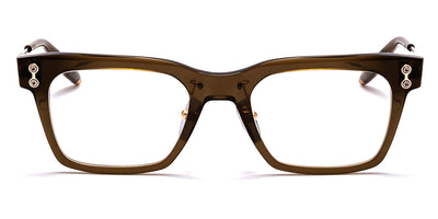 Akoni® Kepler AF AKO Kepler AF 407C 49 - Olive/Brushed White Gold Eyeglasses