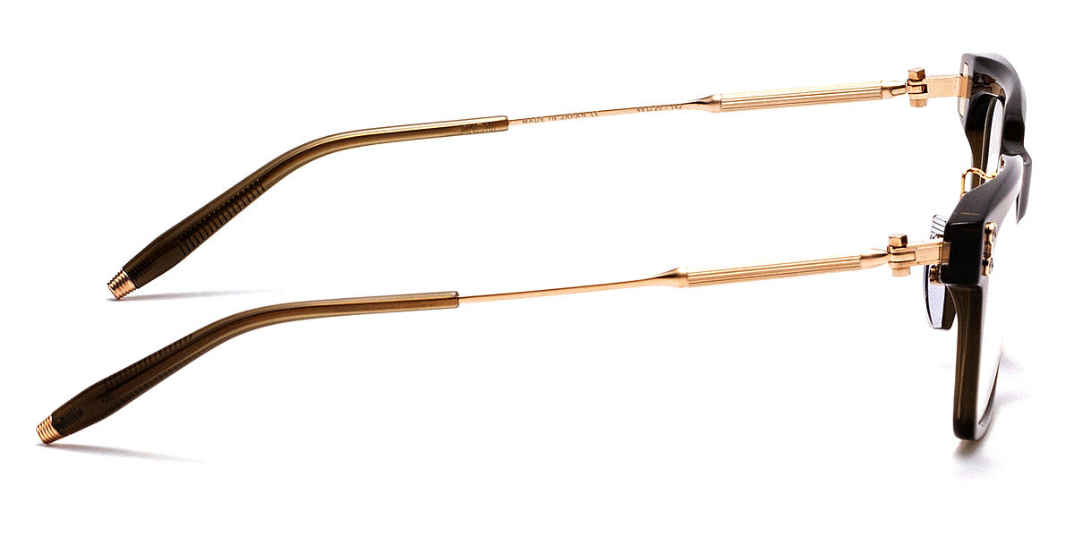 Akoni® Kepler AF AKO Kepler AF 407C 49 - Olive/Brushed White Gold Eyeglasses