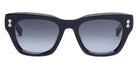 Akoni® Nebula AKO Nebula 527A 50 - Crystal Black/12k Gold / Dark Gray to Light Gray Sunglasses