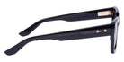 Akoni® Nebula AKO Nebula 527A 50 - Crystal Black/12k Gold / Dark Gray to Light Gray Sunglasses