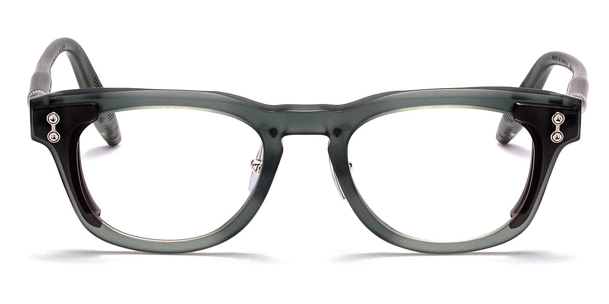 Akoni® Orion AF AKO Orion AF 410B 50 - Matte Blue Crystal/Gray Crystal Side Shields Eyeglasses