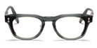 Akoni® Orion AF AKO Orion AF 410B 50 - Matte Blue Crystal/Gray Crystal Side Shields Eyeglasses