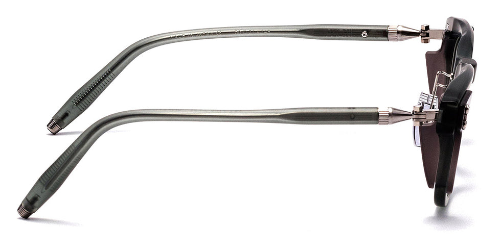 Akoni® Orion AF AKO Orion AF 410B 50 - Matte Blue Crystal/Gray Crystal Side Shields Eyeglasses