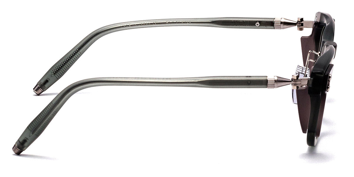 Akoni® Orion AF AKO Orion AF 410B 50 - Matte Blue Crystal/Gray Crystal Side Shields Eyeglasses