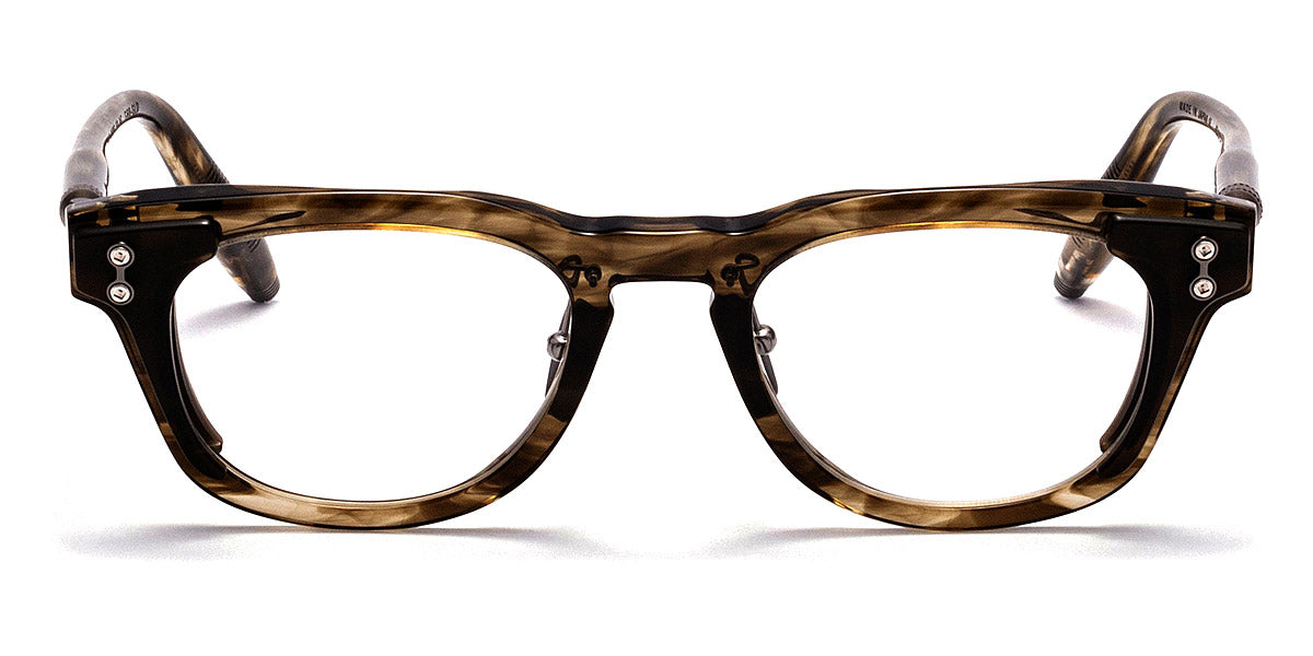 Akoni® Orion AF AKO Orion AF 410C 50 - Green Tortoise Swirl/Olive Side Shields Eyeglasses
