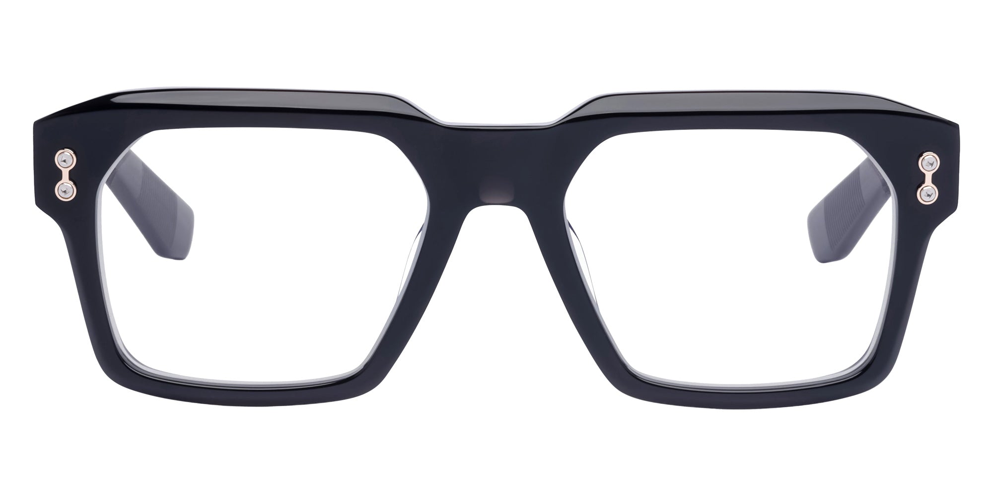 Akoni® Pegasus AKO Pegasus 528A 54 - Crystal Black/12k Gold Eyeglasses