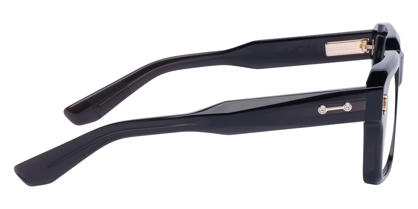 Akoni® Pegasus AKO Pegasus 528A 54 - Crystal Black/12k Gold Eyeglasses