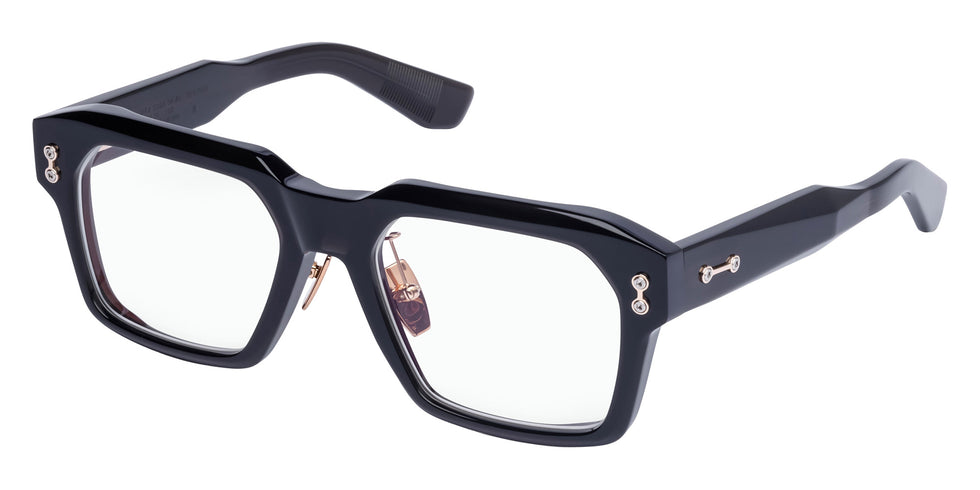 Akoni® Pegasus AF AKO Pegasus AF 528A 54 - Crystal Black/12k Gold Eyeglasses