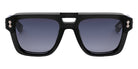 Akoni® Perseus AKO Perseus 531A 54 - Solid Black/12k Gold / Dark Gray to Light Gray Sunglasses