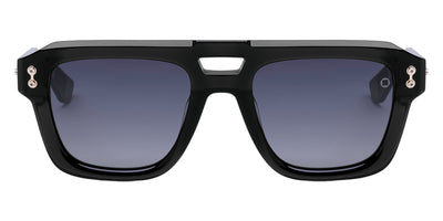 Akoni® Perseus AKO Perseus 531A 54 - Solid Black/12k Gold / Dark Gray to Light Gray Sunglasses