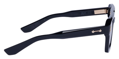 Akoni® Perseus AKO Perseus 531A 54 - Solid Black/12k Gold / Dark Gray to Light Gray Sunglasses