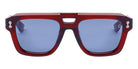 Akoni® Perseus AKO Perseus 531D 54 - Crystal Burgundy/12k Gold / Dusty Blue Sunglasses