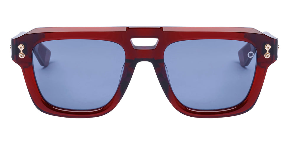 Akoni® Perseus AKO Perseus 531D 54 - Crystal Burgundy/12k Gold / Dusty Blue Sunglasses