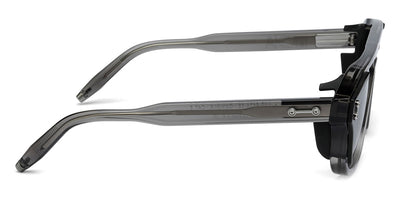 Akoni® Phoenix AKO Phoenix 517A 55 - Crystal Gray/ Black/Black Palladium / Dark Gray to Light Gray Sunglasses