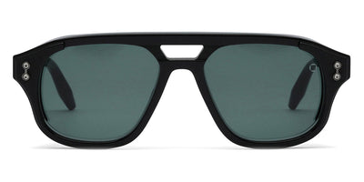 Akoni® Phoenix AKO Phoenix 517B 55 - Black/ Matte Black/Black Rhodium / Deep Emerald Green AR Sunglasses