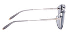 Akoni® Spitzer AKO Spitzer 525B 54 - Brushed Shiny Palladium/Crystal Gray / Deep Emerald Green Sunglasses