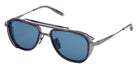 Akoni® Spitzer AKO Spitzer 525D 54 - Brushed Black Palladium/Crystal Gray / Dusty Blue Sunglasses
