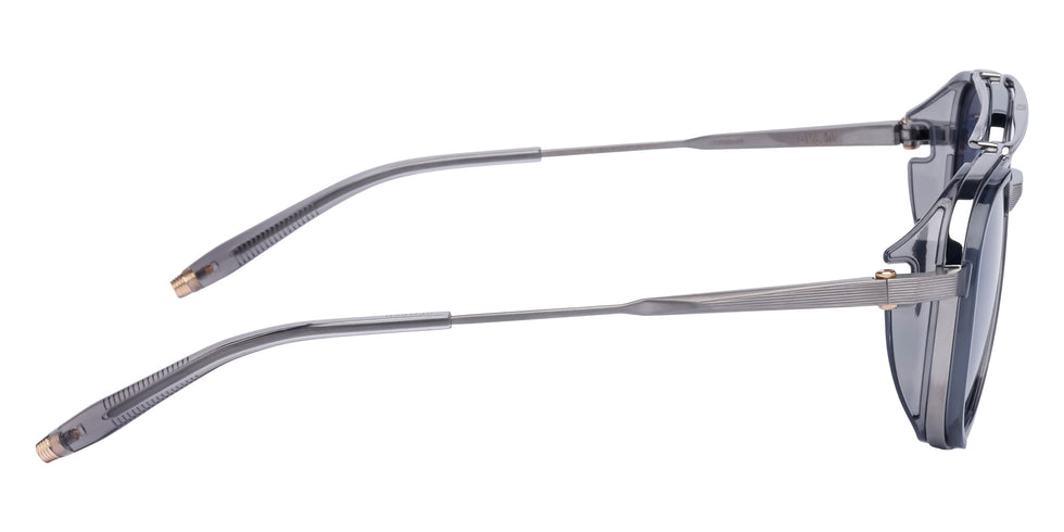 Akoni® Spitzer AKO Spitzer 525D 54 - Brushed Black Palladium/Crystal Gray / Dusty Blue Sunglasses