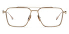 Akoni® Telesto AKO Telesto 523B 53 - Brushed 12k Gold/Shiny 12k Gold Eyeglasses