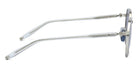 Akoni® Themis AKO Themis 522C 50 - Brushed Silver/Crystal Clear / Dusty Blue AR Sunglasses