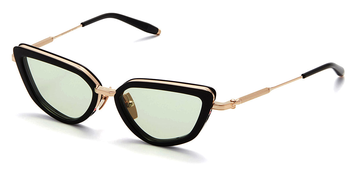 Akoni® Venus AF AKO Venus AF 414A 52 - Solid Black/White Gold / Light Olive Eyeglasses
