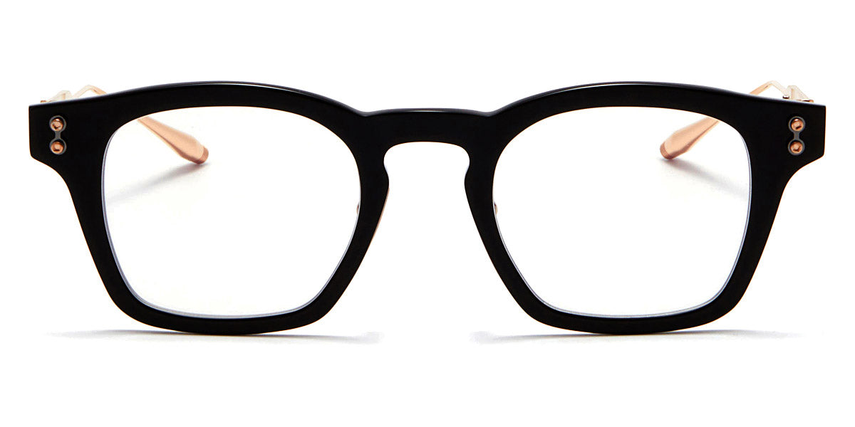 Akoni® Wise AF AKO Wise AF 418A 45 - Black/Brushed White Gold Eyeglasses