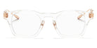 Akoni® Wise AF AKO Wise AF 418B 45 - Crystal Clear/Brushed White Gold Eyeglasses