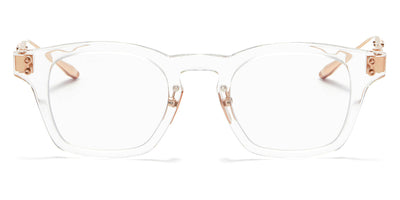 Akoni® Wise AF AKO Wise AF 418B 48 - Crystal Clear/Brushed White Gold Eyeglasses