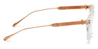 Akoni® Wise AF AKO Wise AF 418B 48 - Crystal Clear/Brushed White Gold Eyeglasses