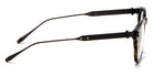 Akoni® Wise AF AKO Wise AF 418C 48 - Green Tortoise Swirl/Black Iron Eyeglasses
