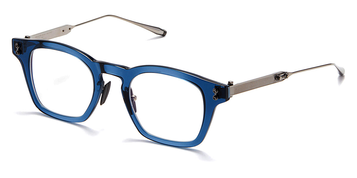 Akoni® Wise AF AKO Wise AF 418D 48 - Crystal Blue/Black Palladium Eyeglasses