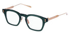 Akoni® Wise AF AKO Wise AF 418E 48 - Deep Emerald Green/12k Gold Eyeglasses