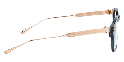 Akoni® Wise AF AKO Wise AF 418E 48 - Deep Emerald Green/12k Gold Eyeglasses