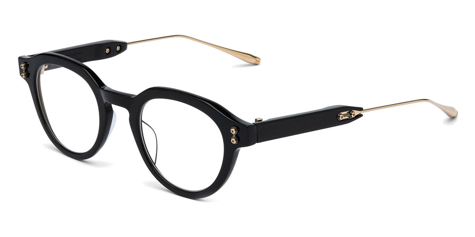 Akoni® Wise Three AKO Wise Three 520A 46 - Black/12k Gold Eyeglasses