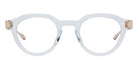 Akoni® Wise Three AKO Wise Three 520C 46 - Crystal Clear/12k Gold Eyeglasses